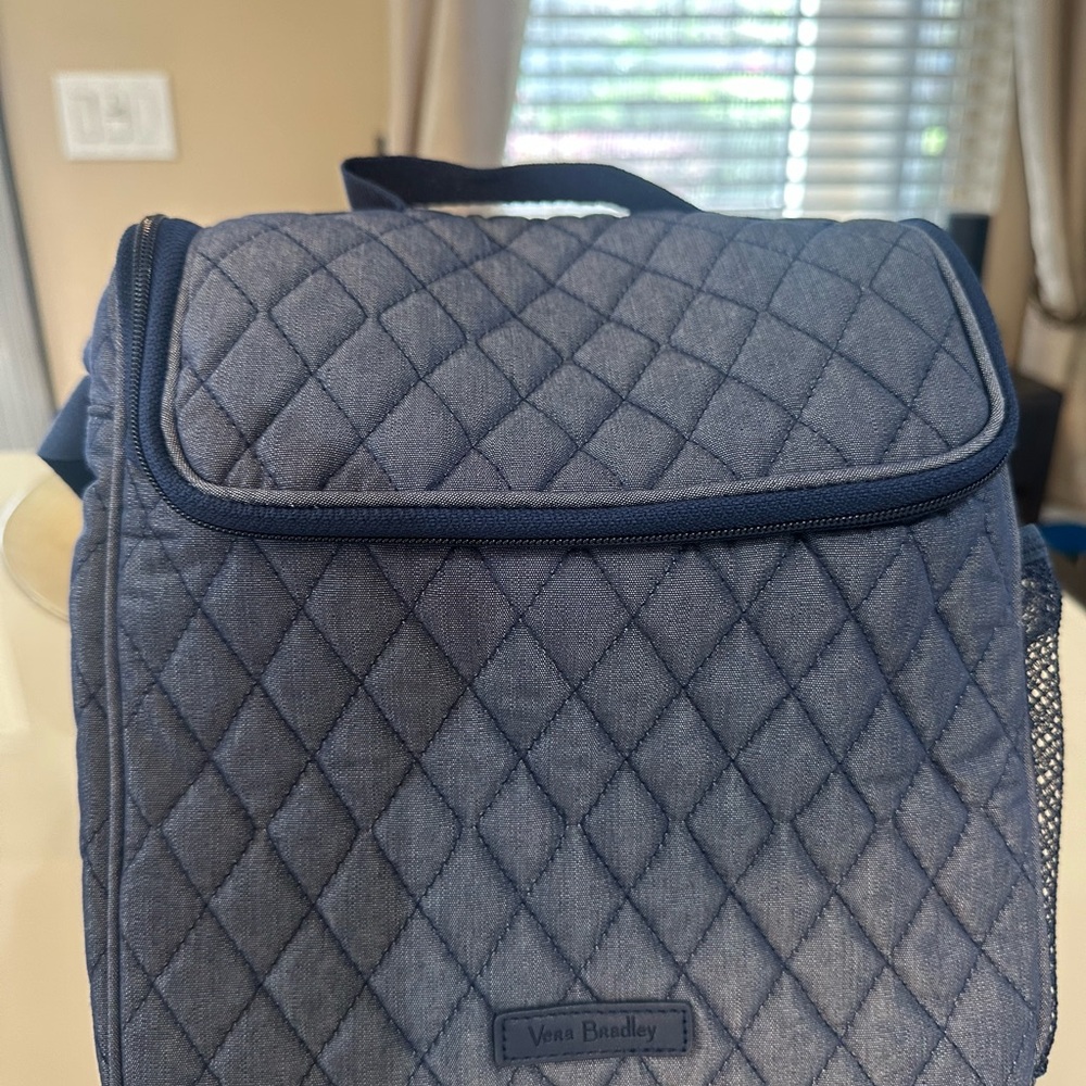 Vera Bradley Blue Quilted lunch Bag